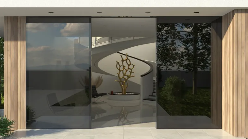 Not entrance doors - entrance wall Theatrica | Pirnar