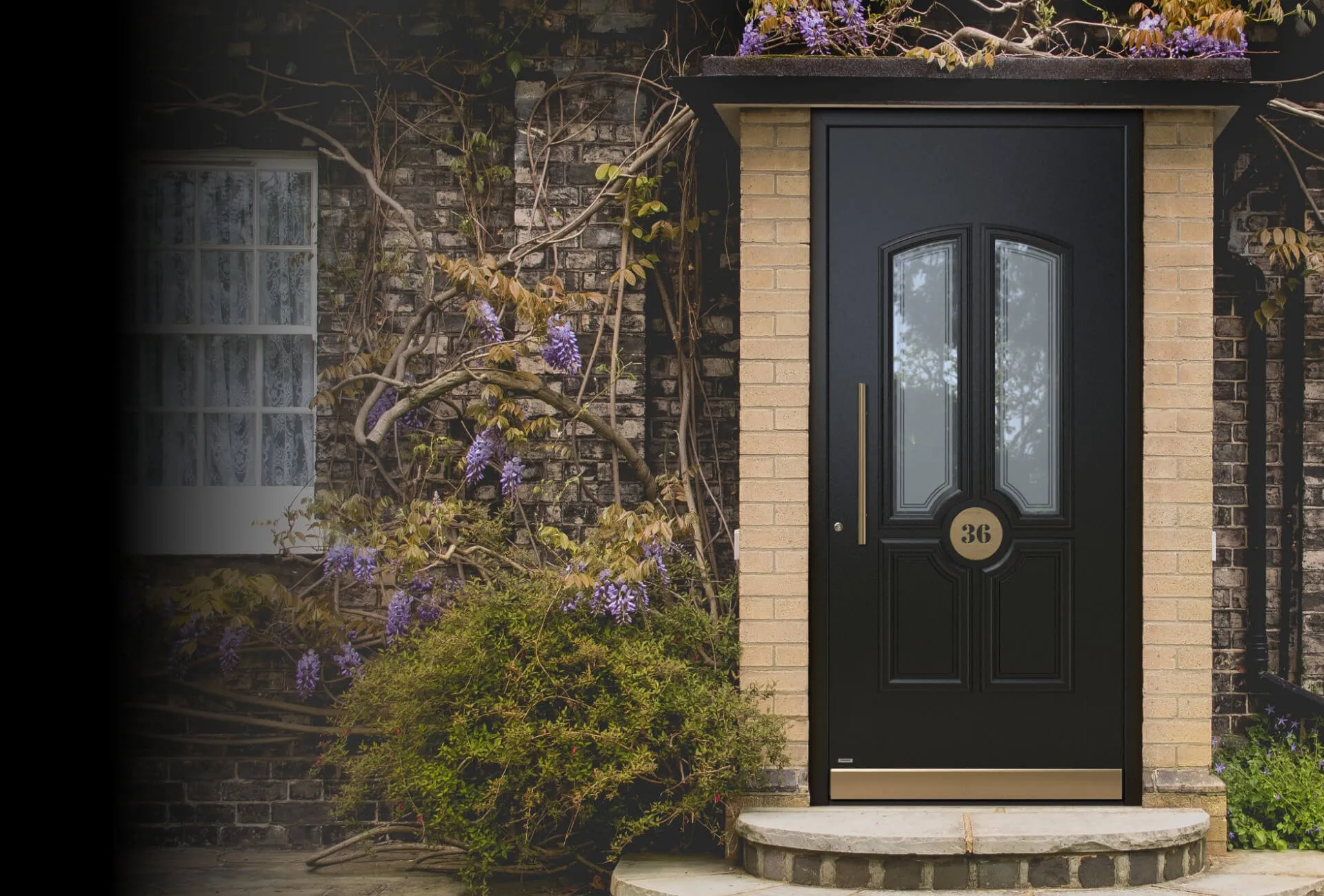 Four panel front doors