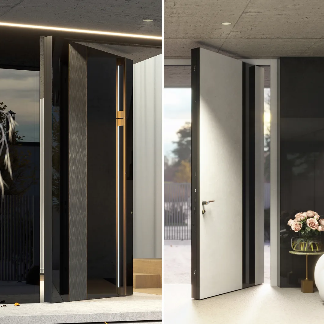 Pirnar vrata zunaj in znotraj