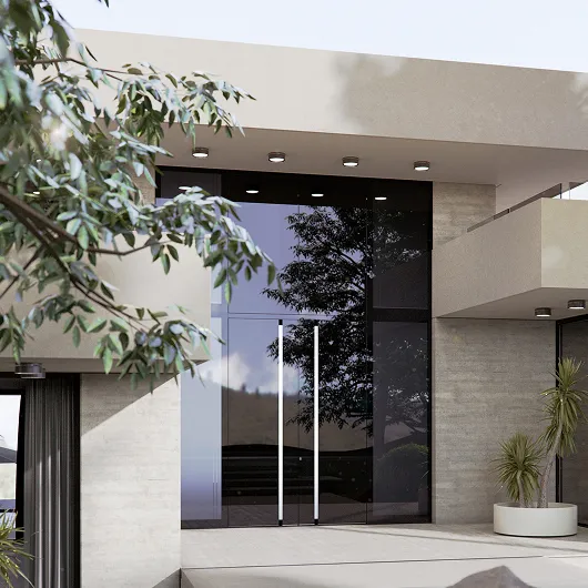 Seitenteil und Oberlicht