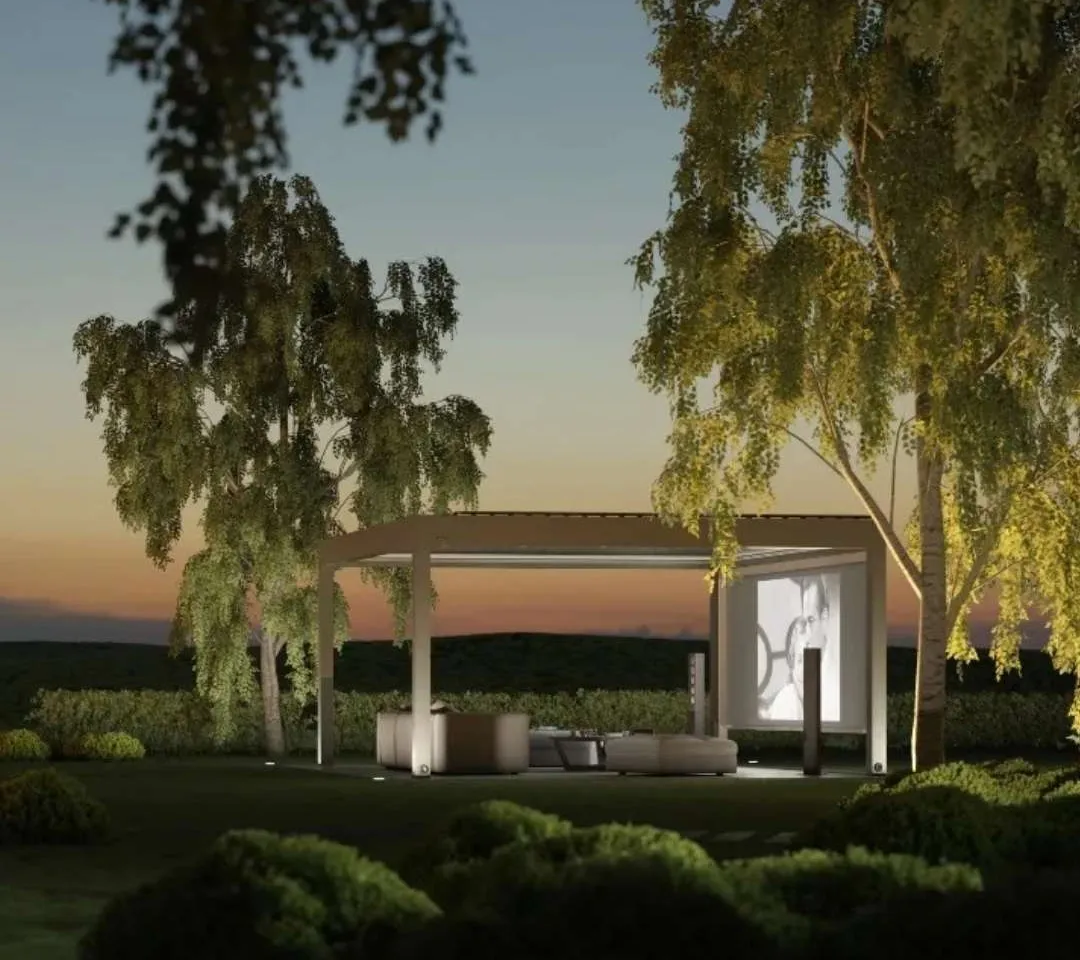 Bioklimatische freistehende Terrasenüberdachungen