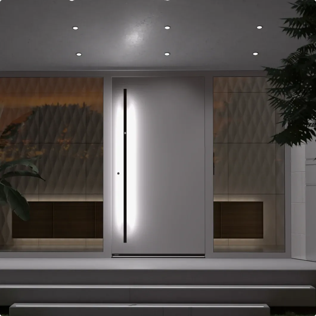 Patentierte Konstruktionen Aluminium Haustüren