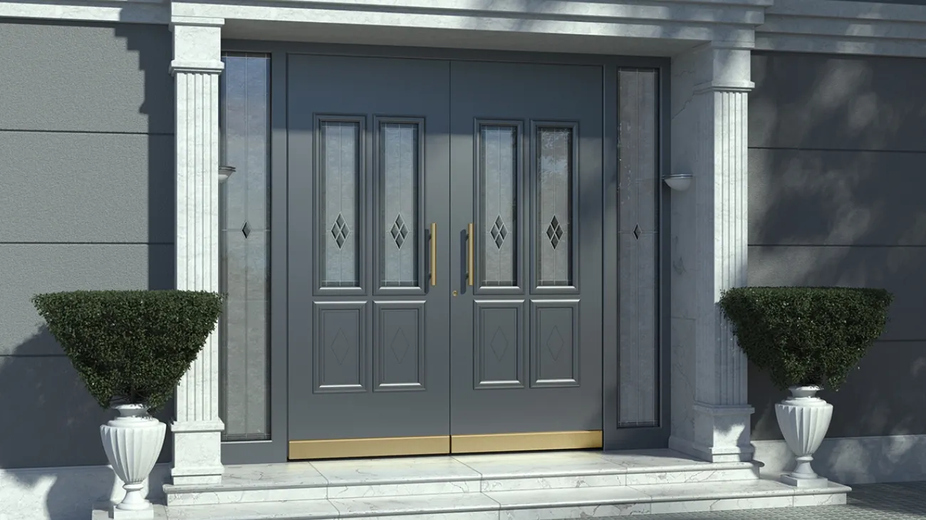 Aluminium Pirnar front doors