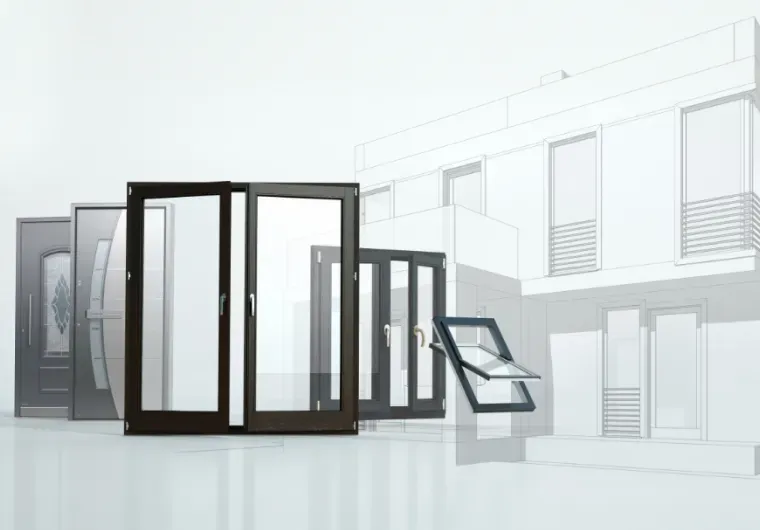 Porte premium B2B architecture moderne