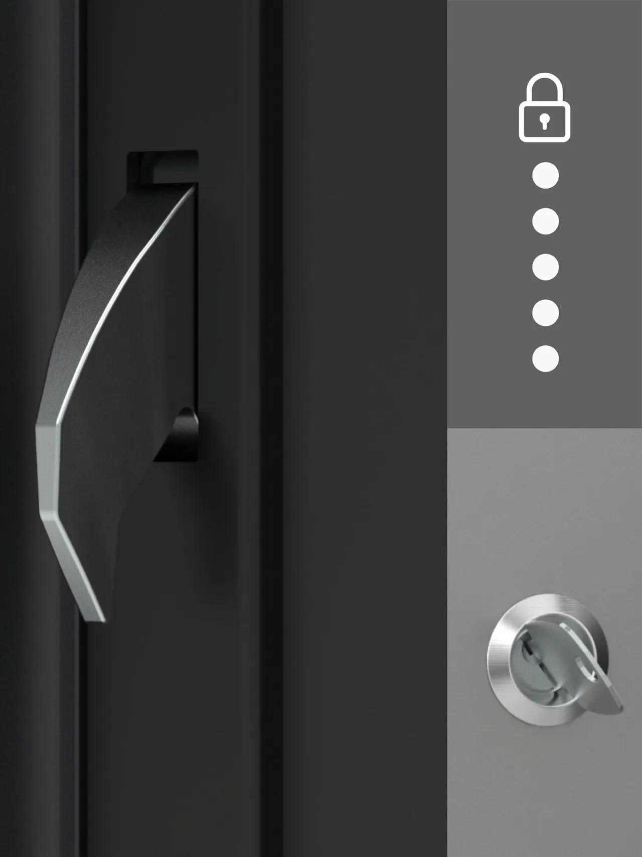 5-point locking system