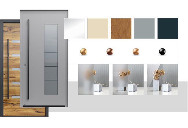 Design your doors in the configurator