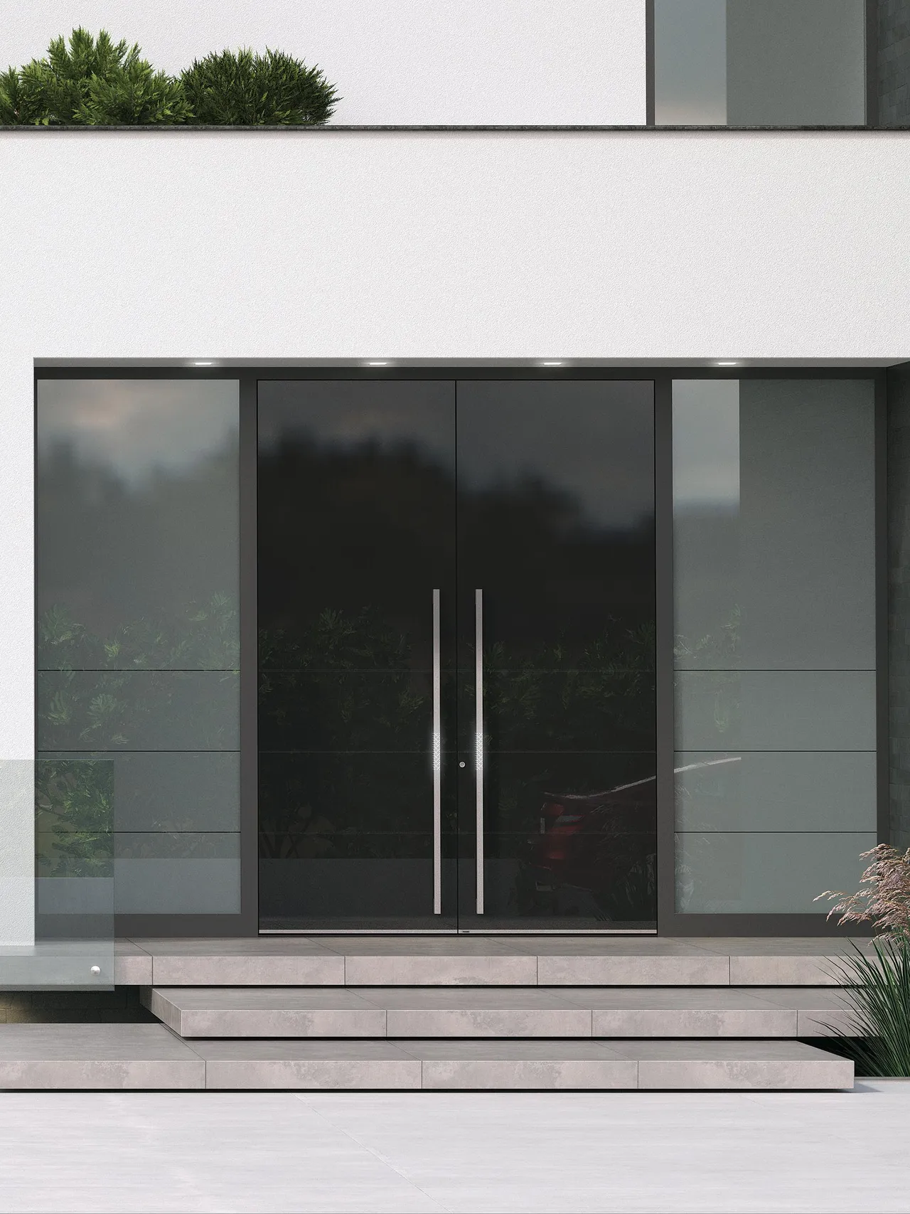 Double-leaf doors for more prestige