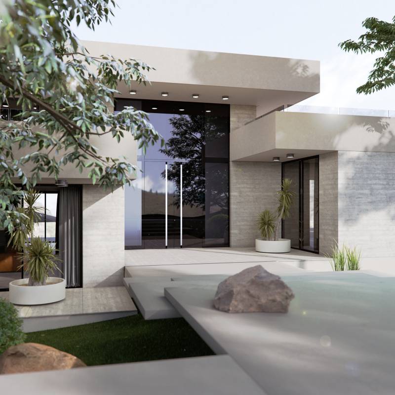 Dvokrilna vhodna vrata večjih dimenzij