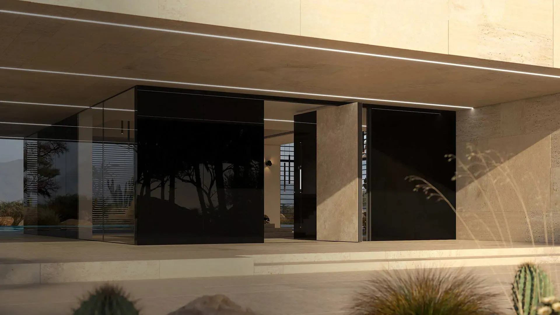 Grosse Eingangstüren