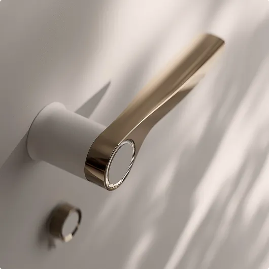 Exclusive handles with proprietary mechanism