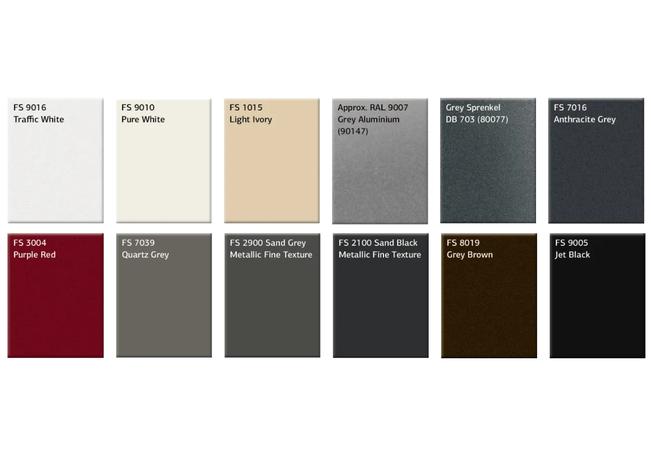 12 free fine textured colours
