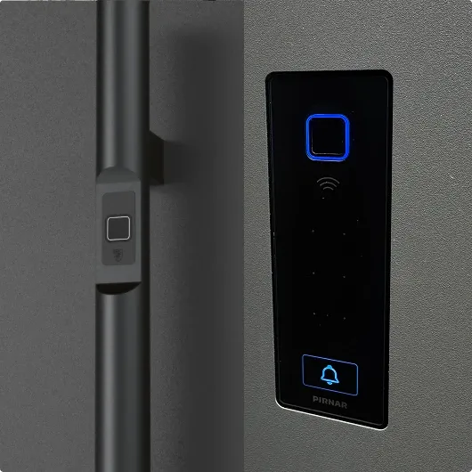 Fingerprint und Tastatur für Haustüren