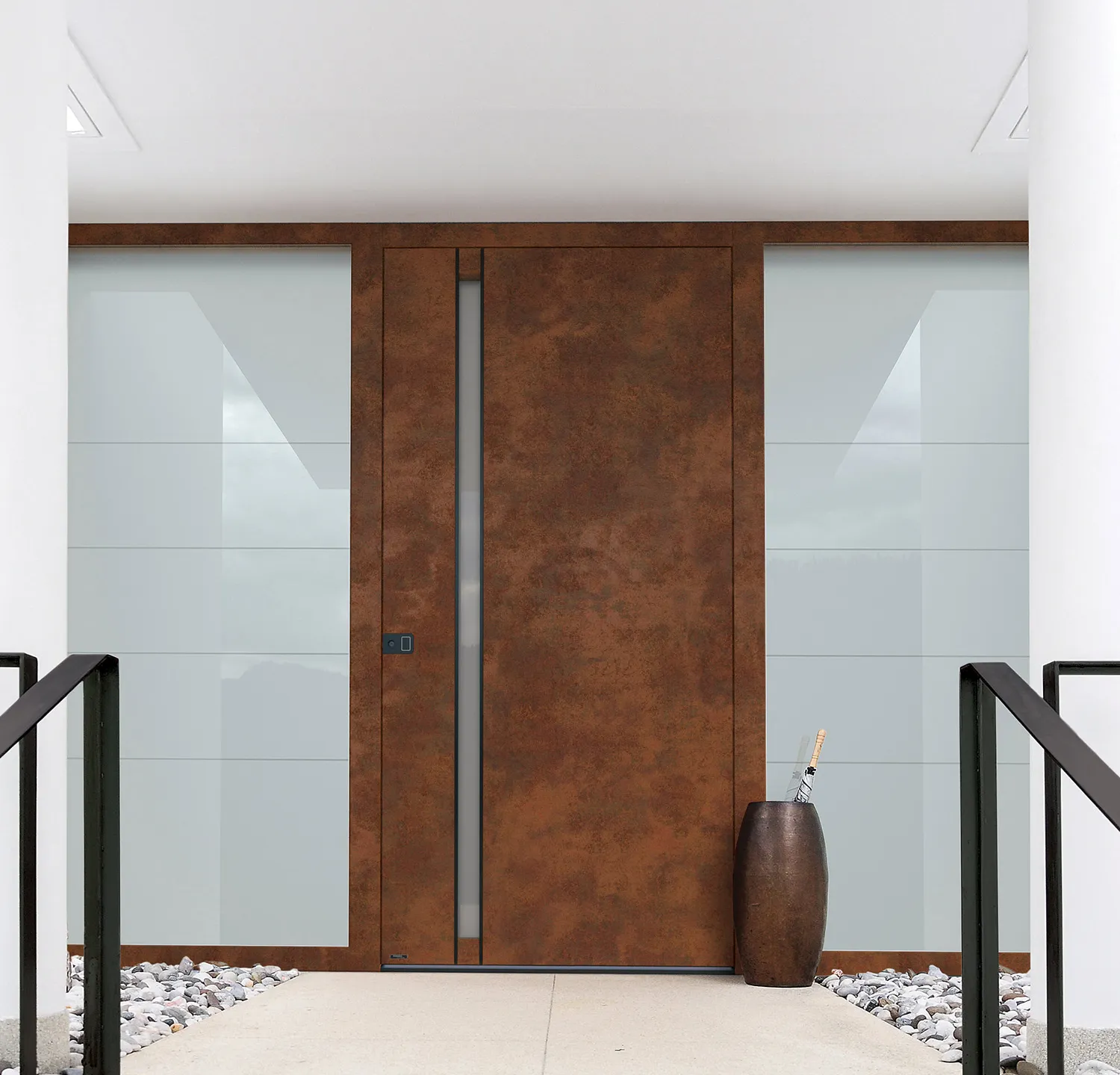 Technische Optionen für flächenbündige Haustüren