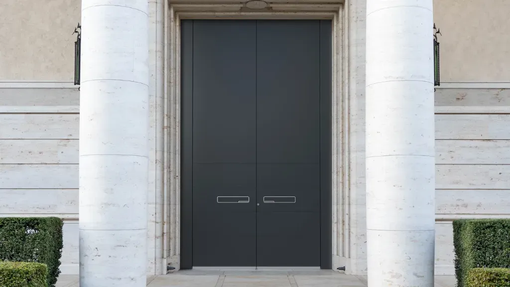 Unterschied einseitig und beidseitig flügelüberdeckende Haustüren