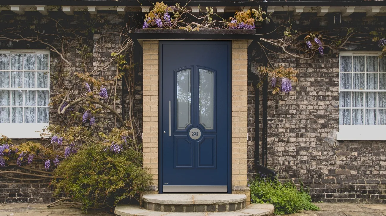 Front door colour and material options