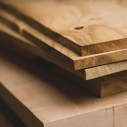 Oak glulam frame