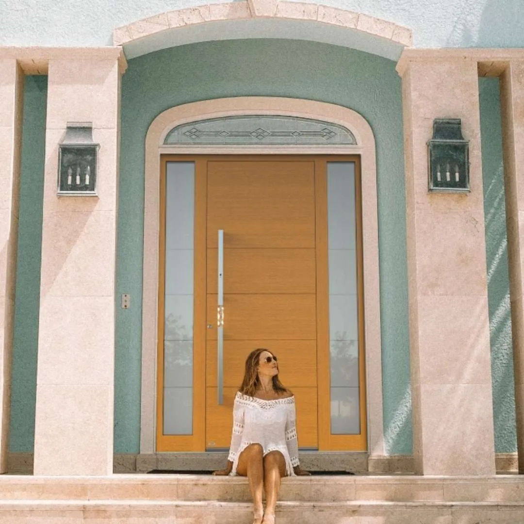 Glasarten für Haustür Holz mit Glas