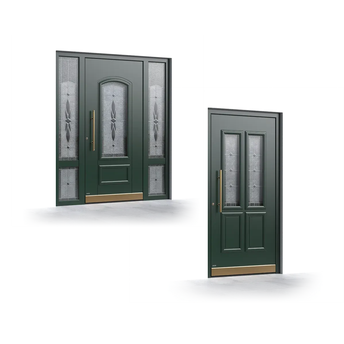 Haustür mit individuell gestaltbaren Details