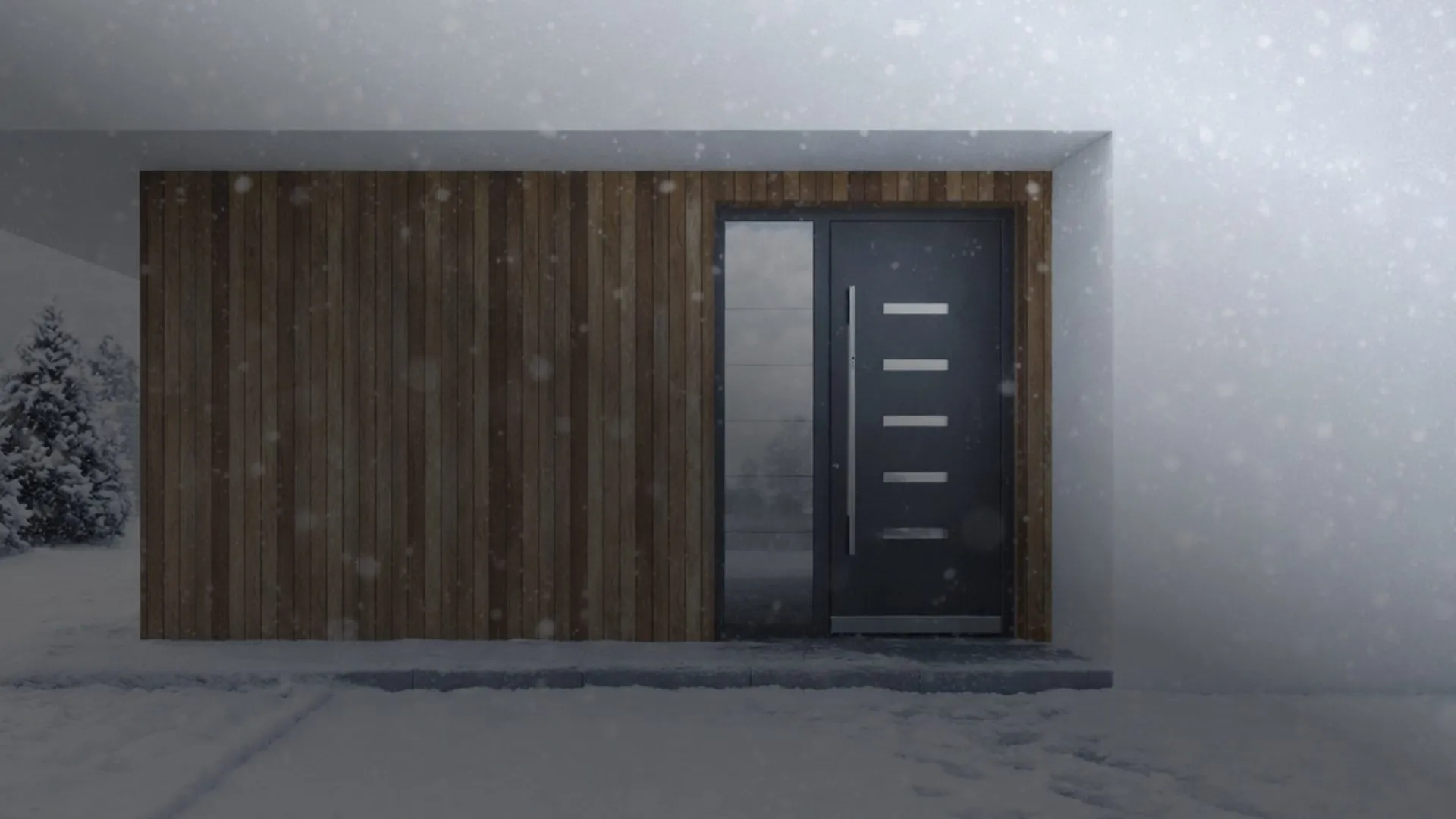 Haustür-Wärmedämmung