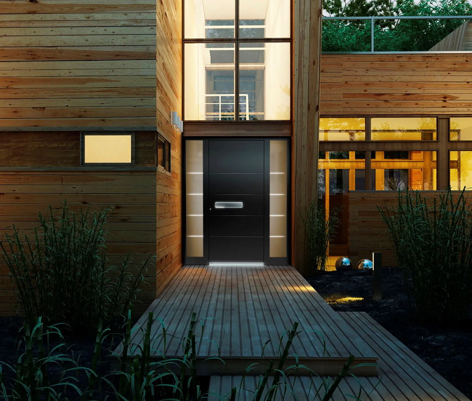 Haustürfüllungen individuell nach Maß gestalten