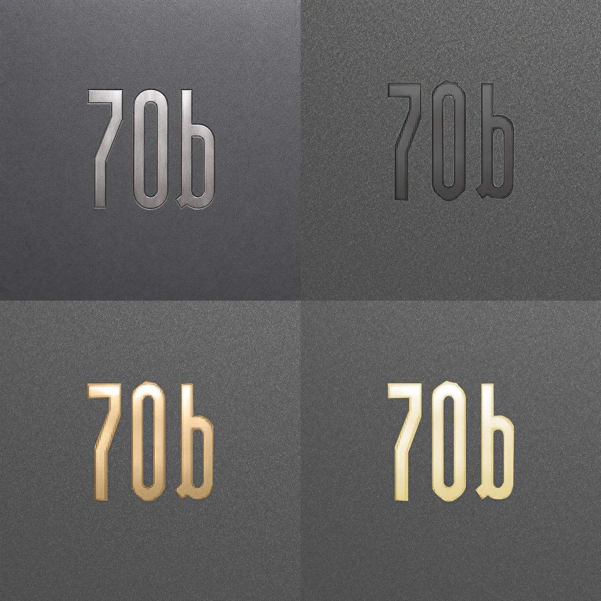 House numbers for the front door.