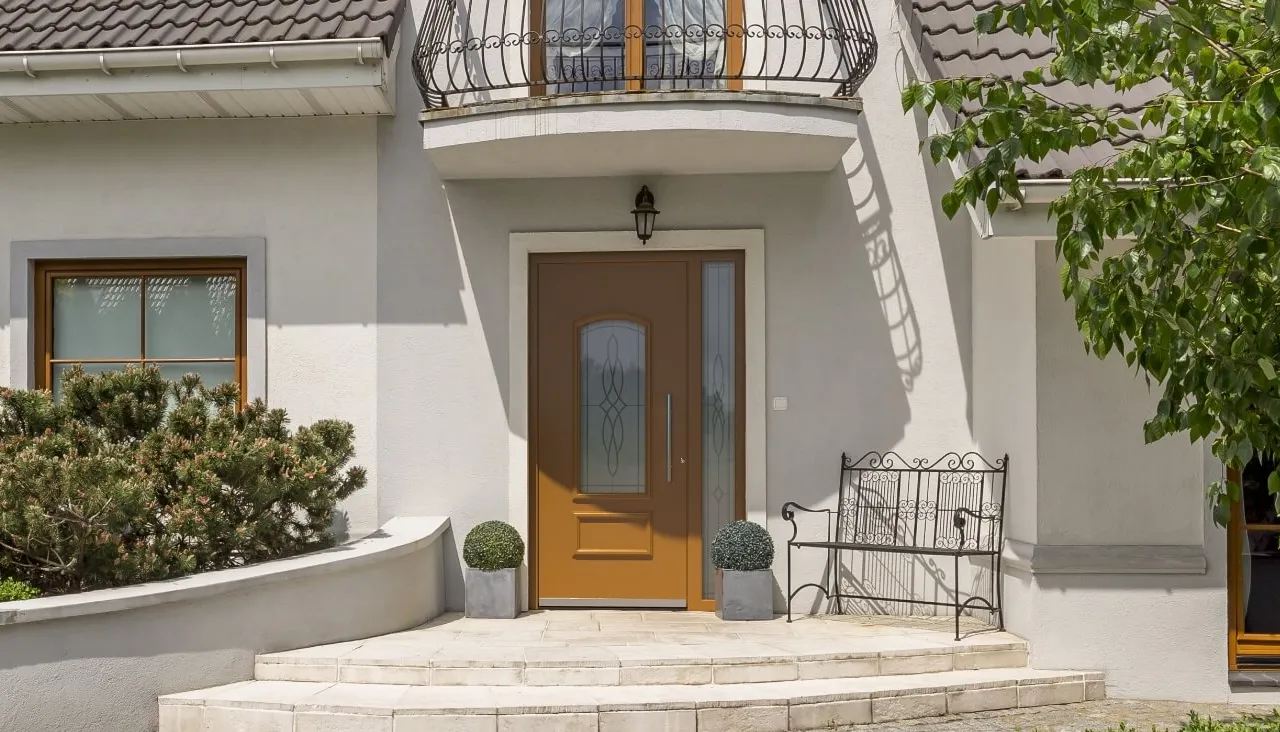 Klassisch Holzoptik Haustür Stil