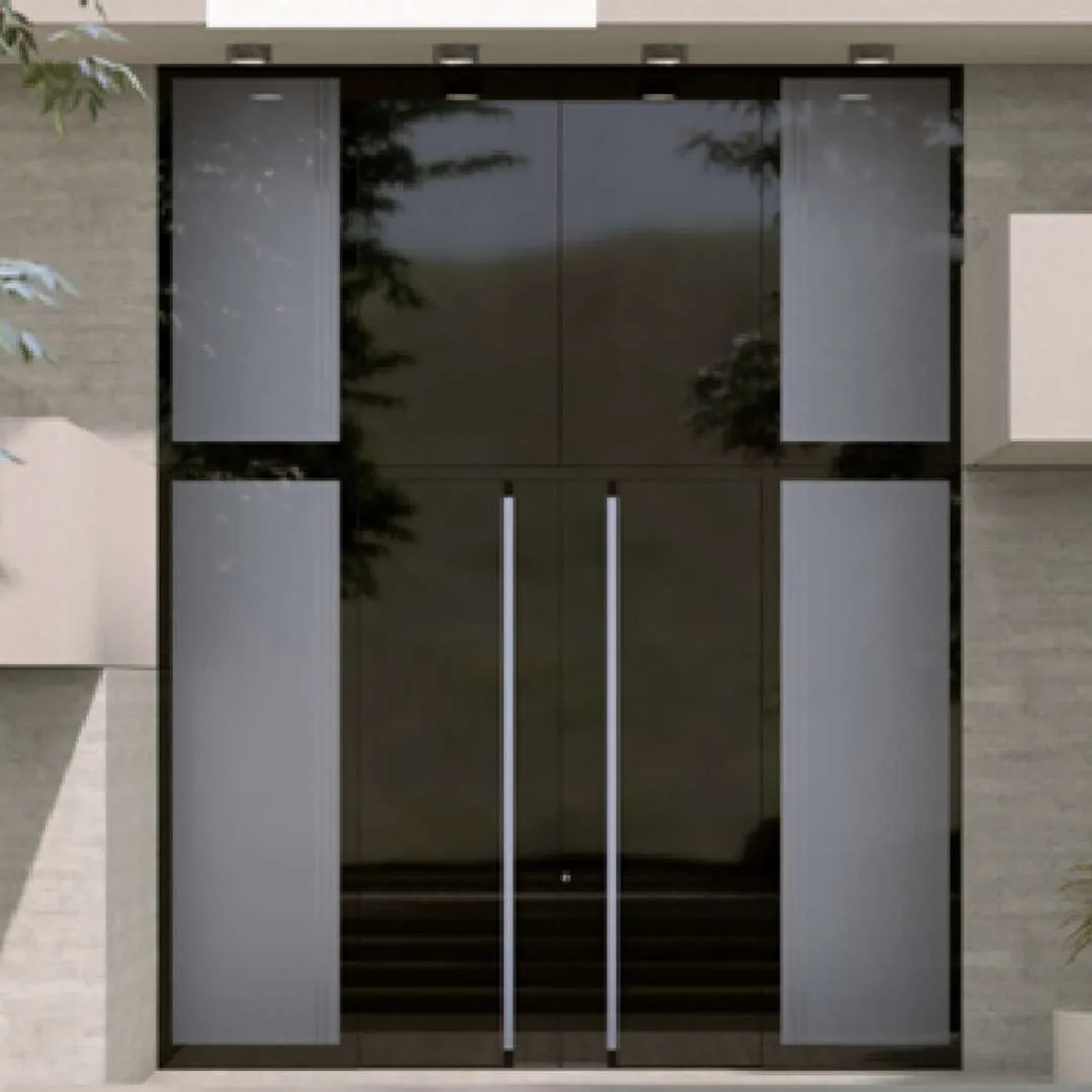 Haustüren in ESG Deckglas