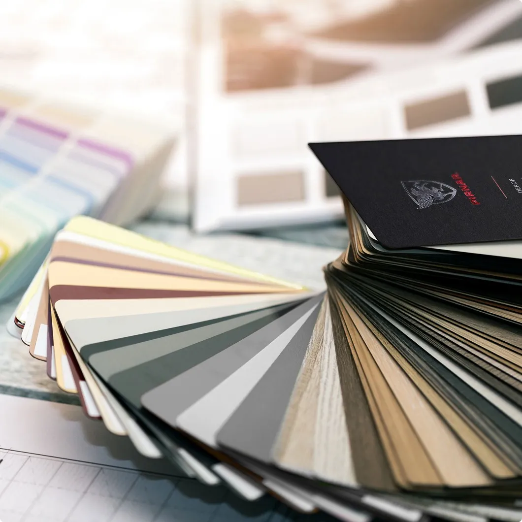 Material und Farben auswählen - in Konfigurator