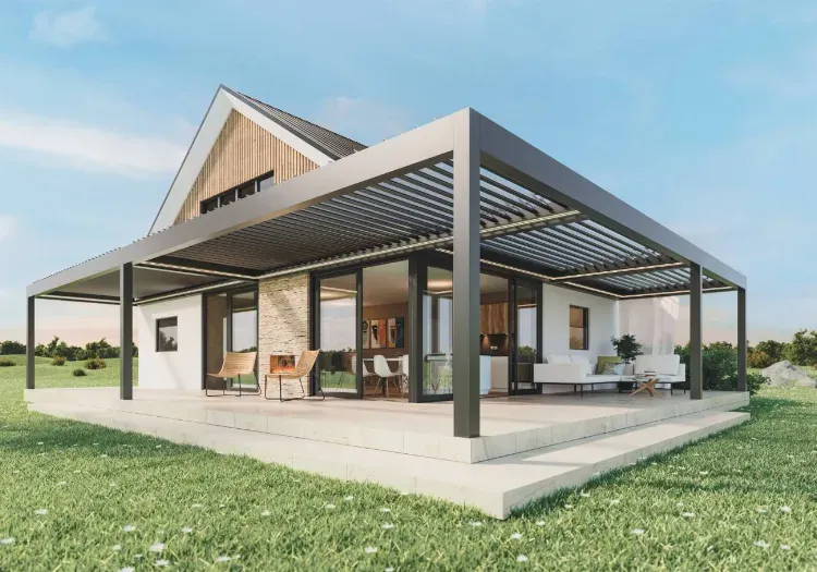 Terrassenüberdachung mit Montage nach Maß