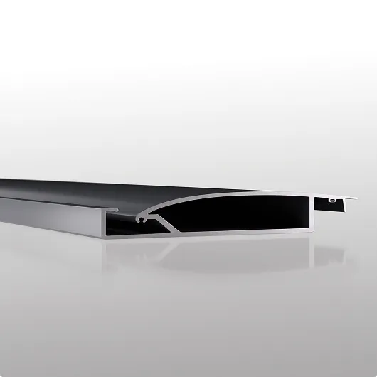 Motorized louvers protect against sun and rain