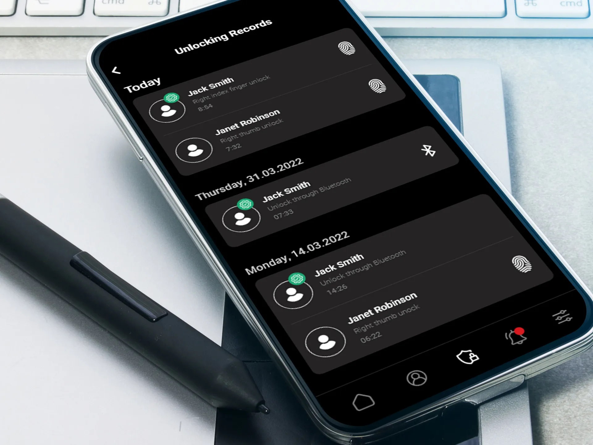 Možnost določanja različnih dostopov