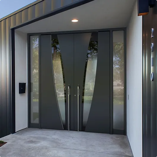 Več svetlobe dvokrilnih vrat