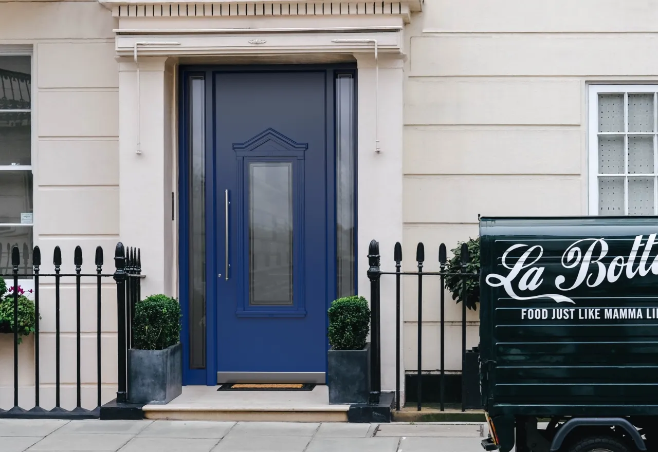 Meaning of navy front doors