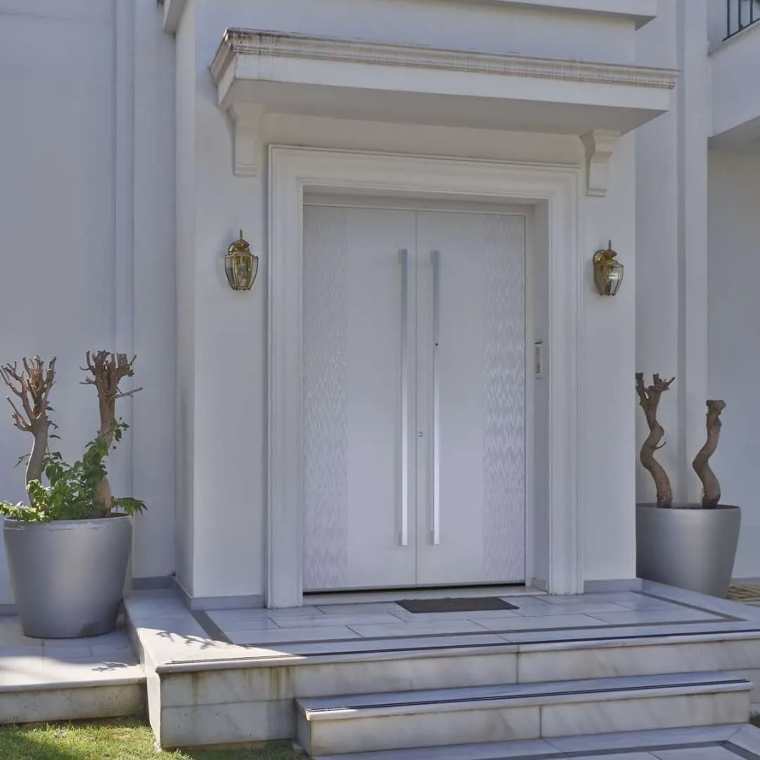 Haustüren ohne glas in Weiss