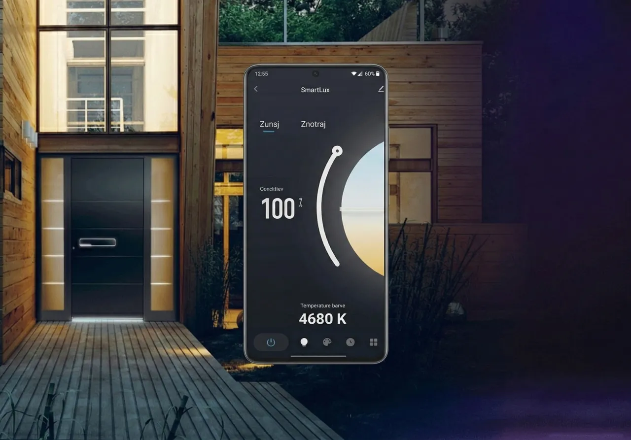 Pametna aplikacija za upravljanje osvetlitve