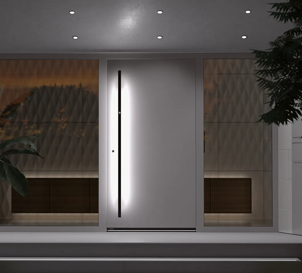 Outward opening doors