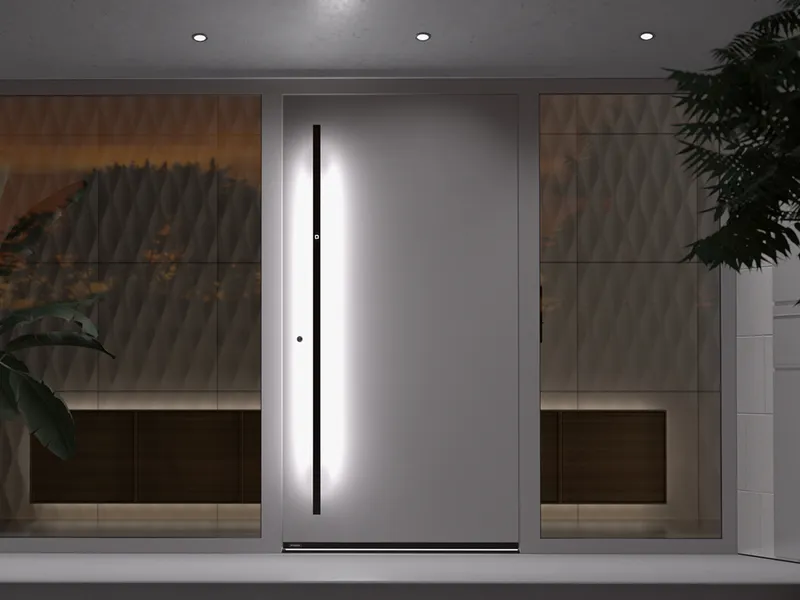Outward opening doors