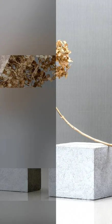 Parsol sivi z motivom 