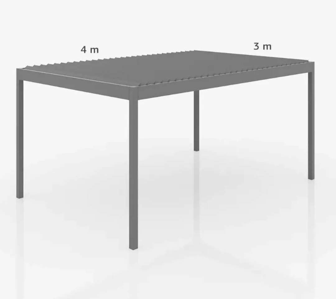Bioklimatische Pergola 3 x 4 m
