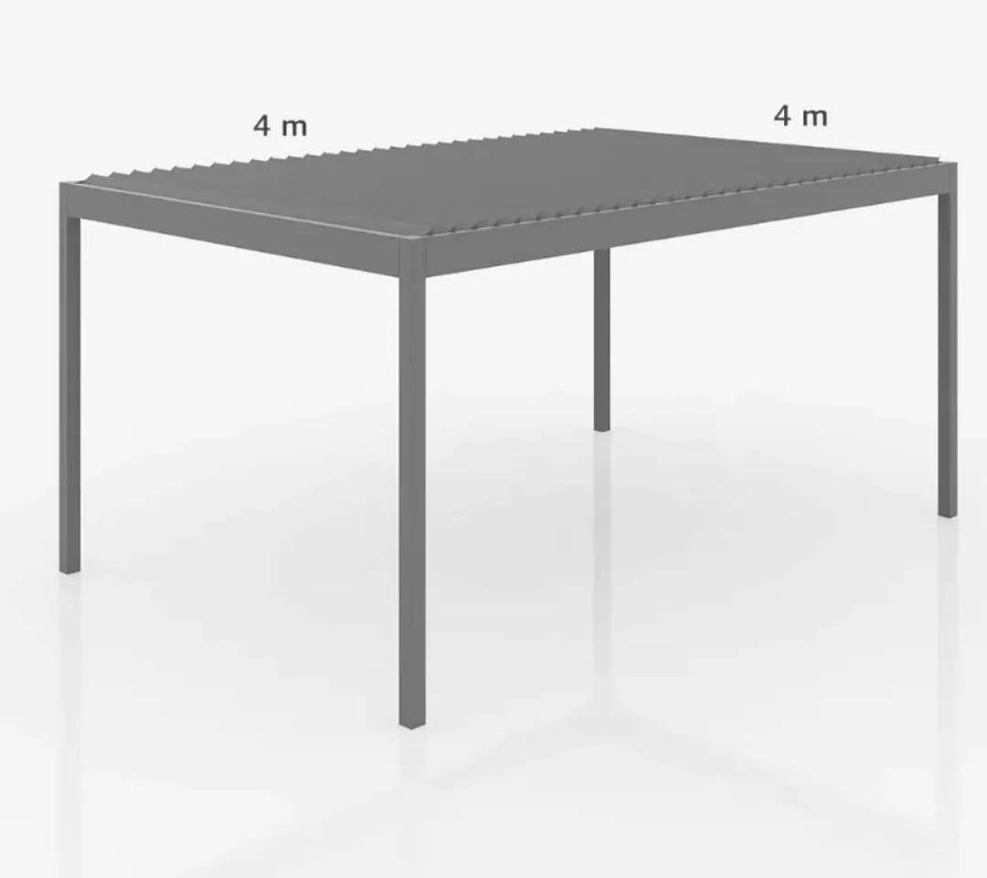 Bioklimatische Pergola 4 x 4 m