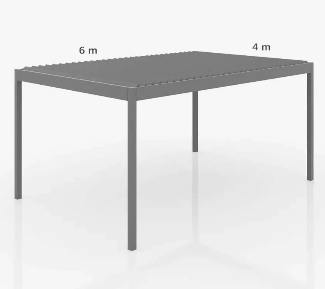 Bioklimatische Pergola 6 x 4 m