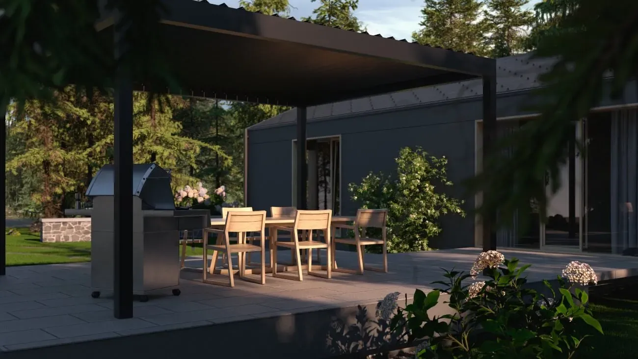 Bioklimatische Aluminium