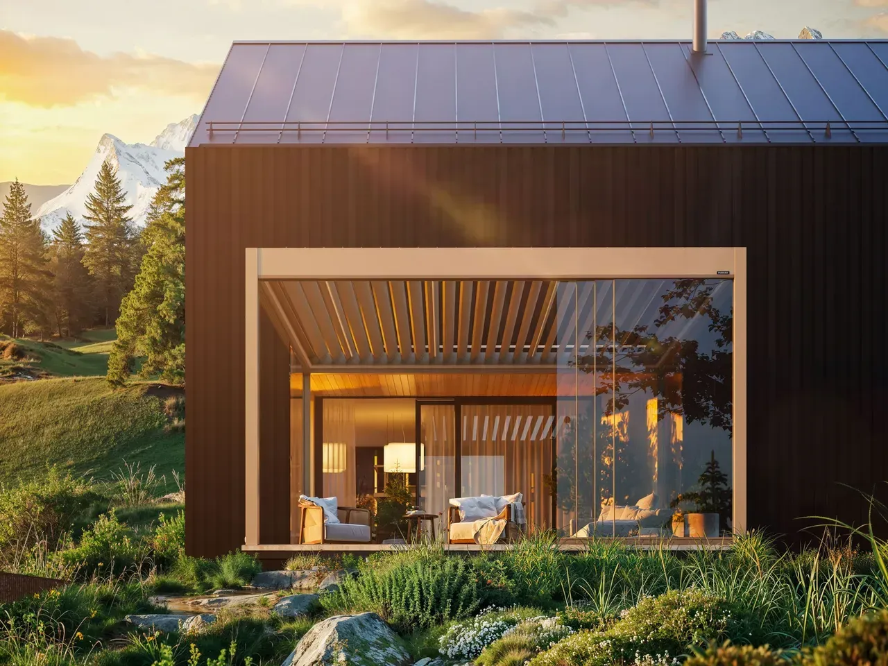 Pergola Überdachung Für Terrasse Und Dachterrasse