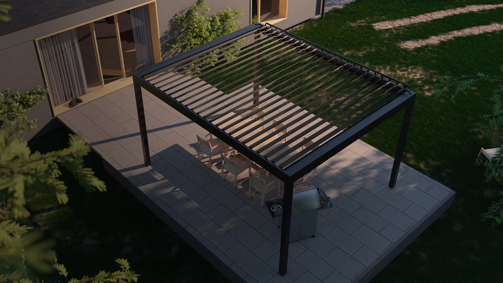 Pergola Lamellendach