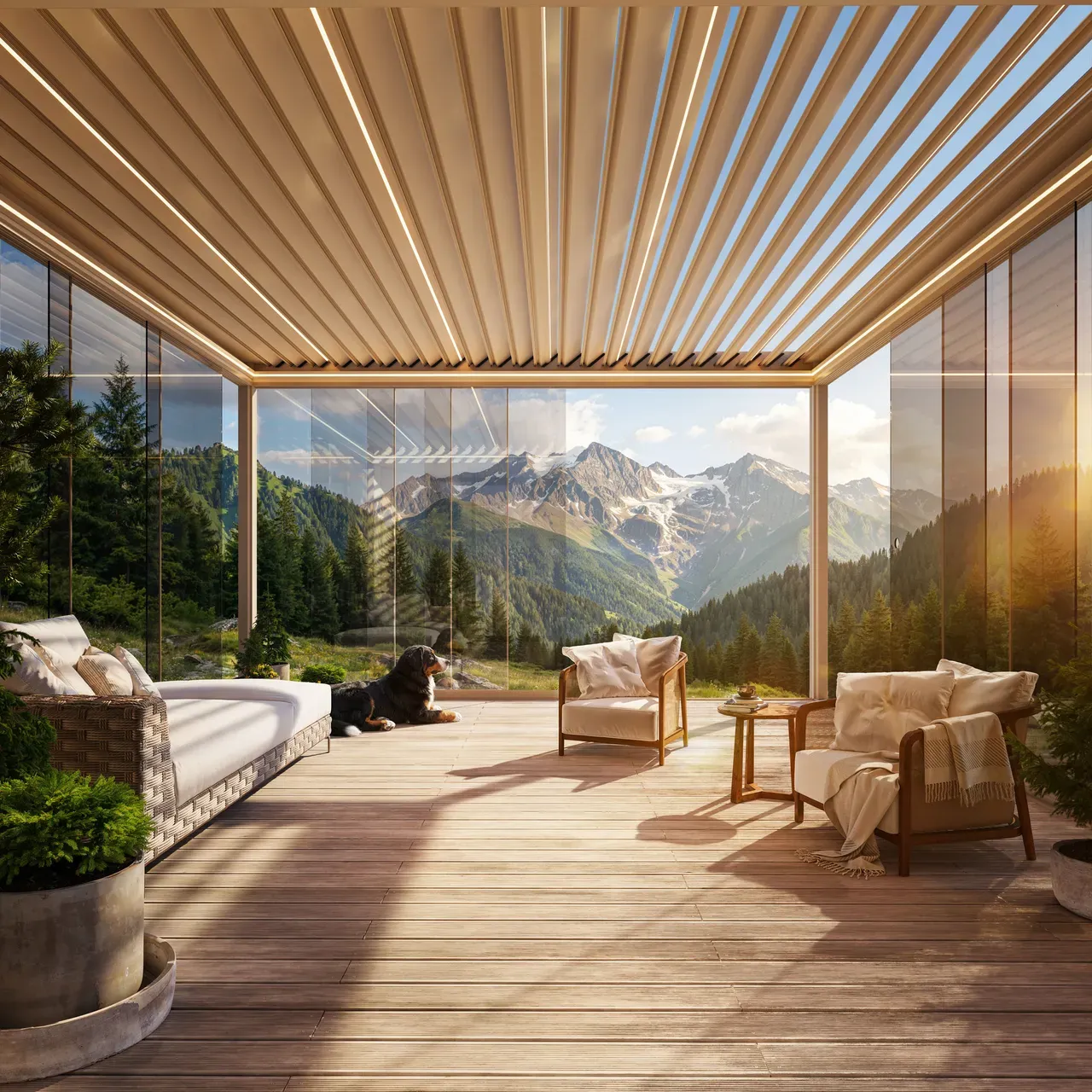 Pirnar Pergola Grande bioklimatische Pergola