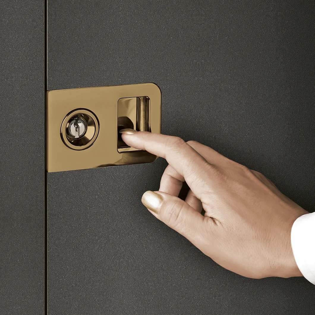 Türschloss mit Fingerabdruck-Scanner