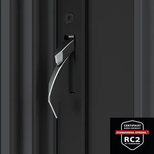 Classe de sécurité RC2 pour portes d'entrée