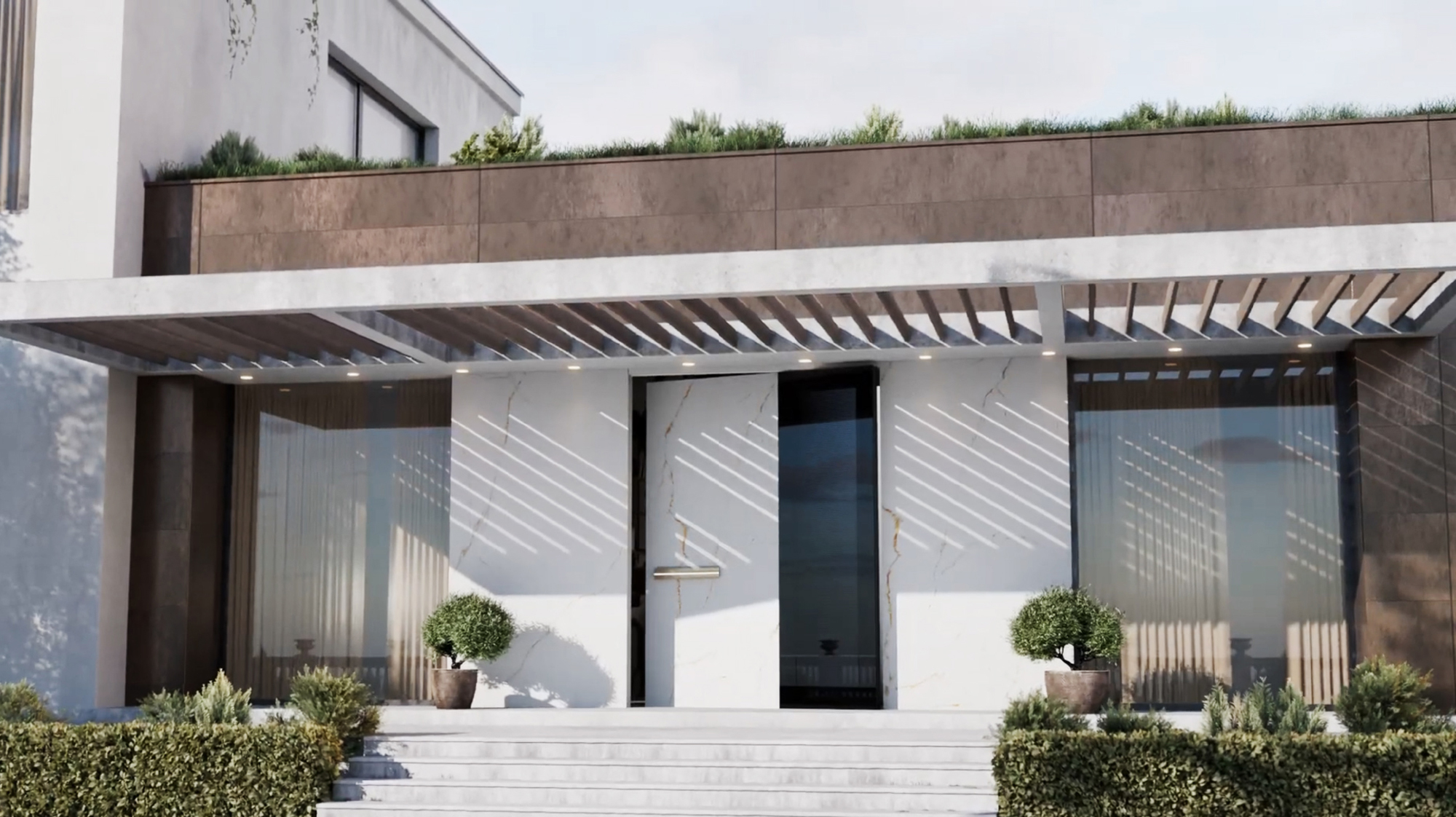 Vrata s sintranim kamnom AbuDhabi Pirnar Pivot P_02