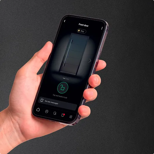 Smart entrance control via app