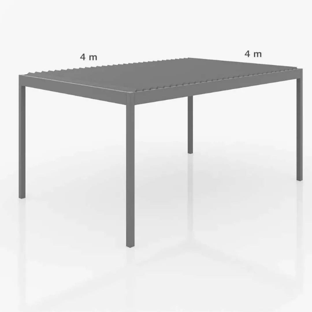 Maßgefertigte Terrassenüberdachung 4×4 m